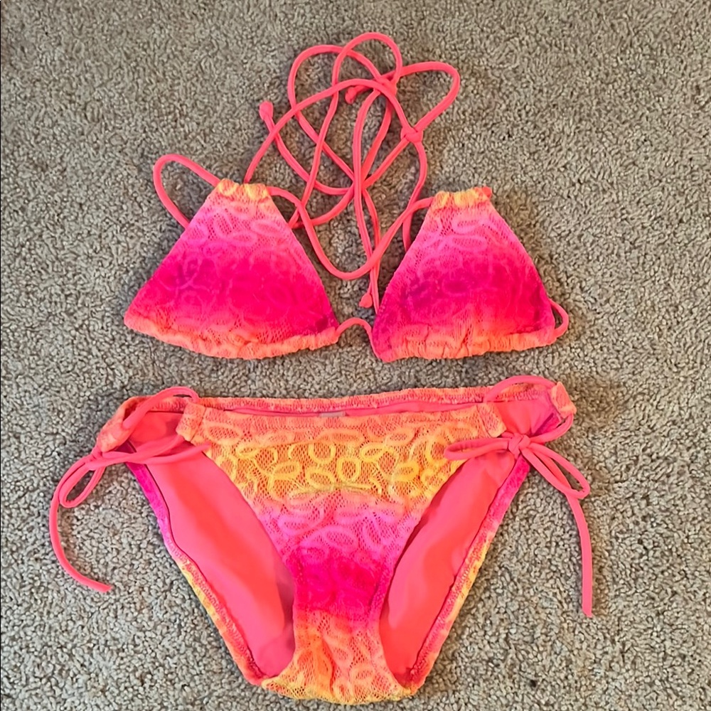 Victoria's Secret Pink and Orange Bikini